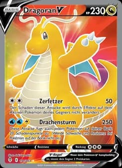 Dragoran V card in German