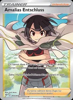 Amalias Entschluss card in German