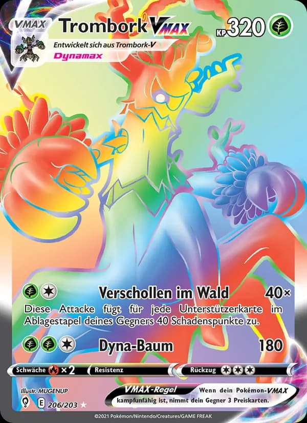 Trombork VMAX card in German