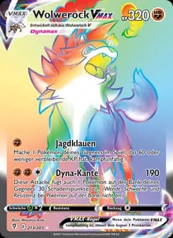 Wolwerock VMAX card in German