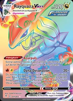 Rayquaza VMAX card in German