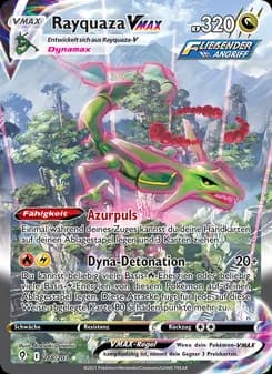 Rayquaza VMAX card in German