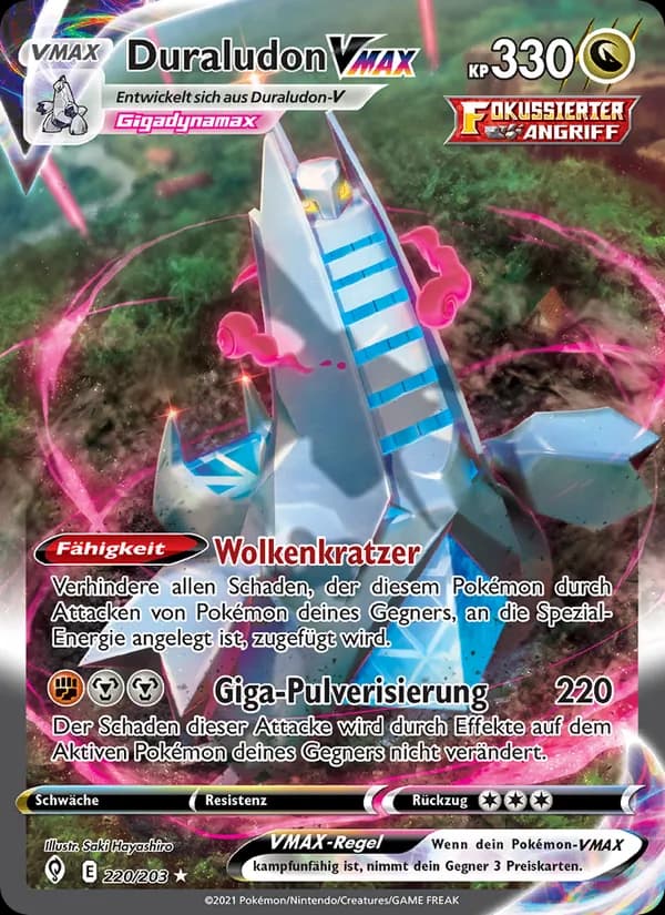 Duraludon VMAX card in German