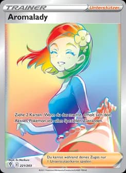 Aromalady card in German