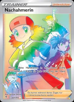 Nachahmerin card in German