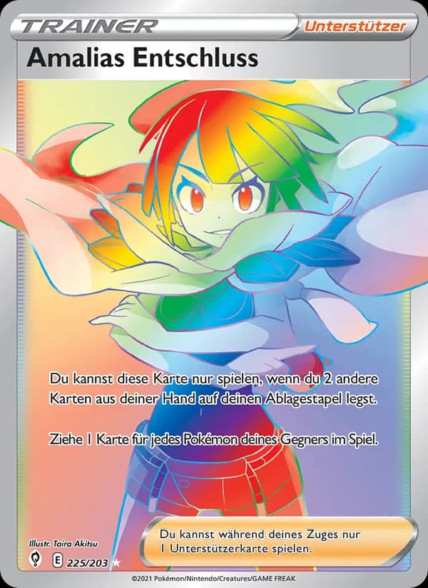Amalias Entschluss card in German