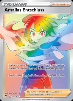 Amalias Entschluss card in German