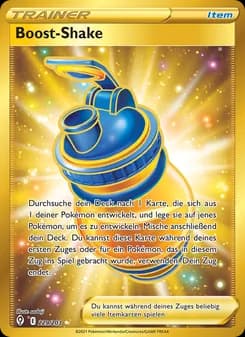 Boost-Shake card in German
