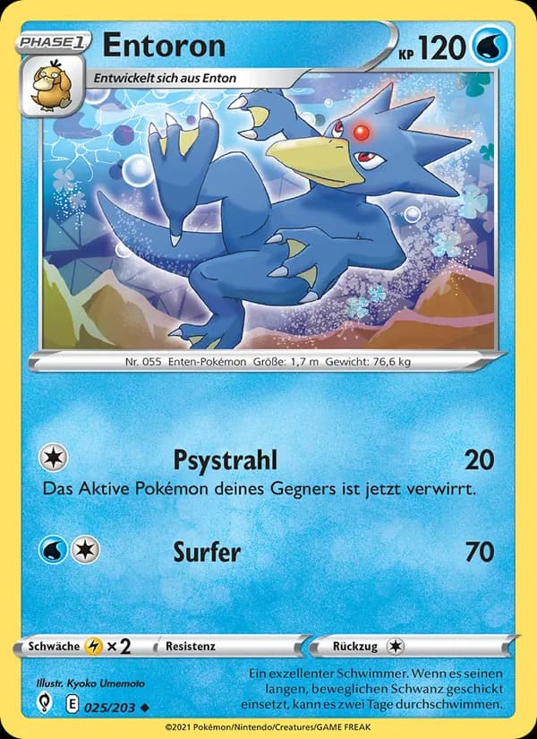 Entoron card in German