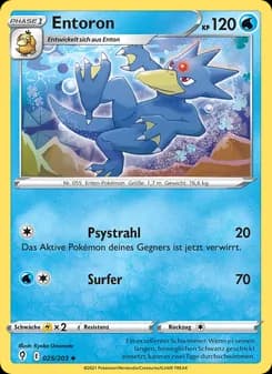 Entoron card in German