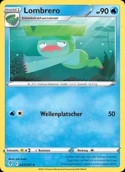 Lombrero card in German