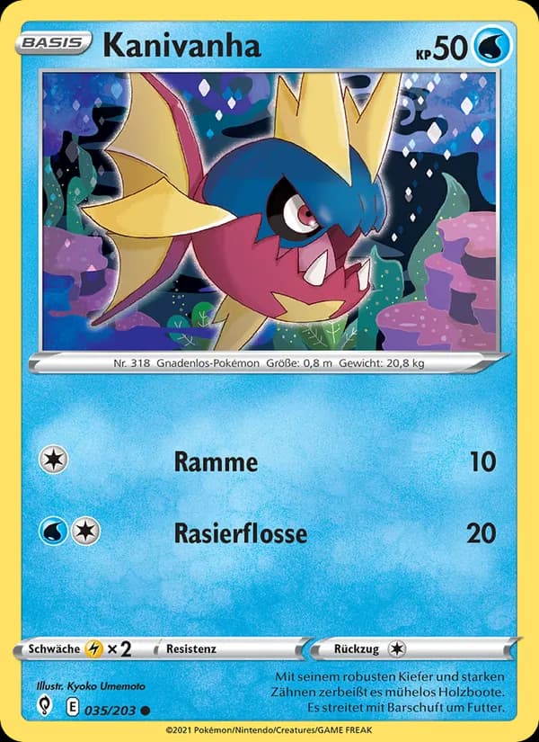 Kanivanha card in German