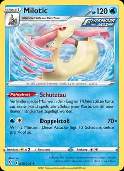 Milotic card in German