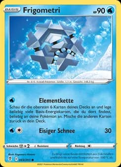 Frigometri card in German