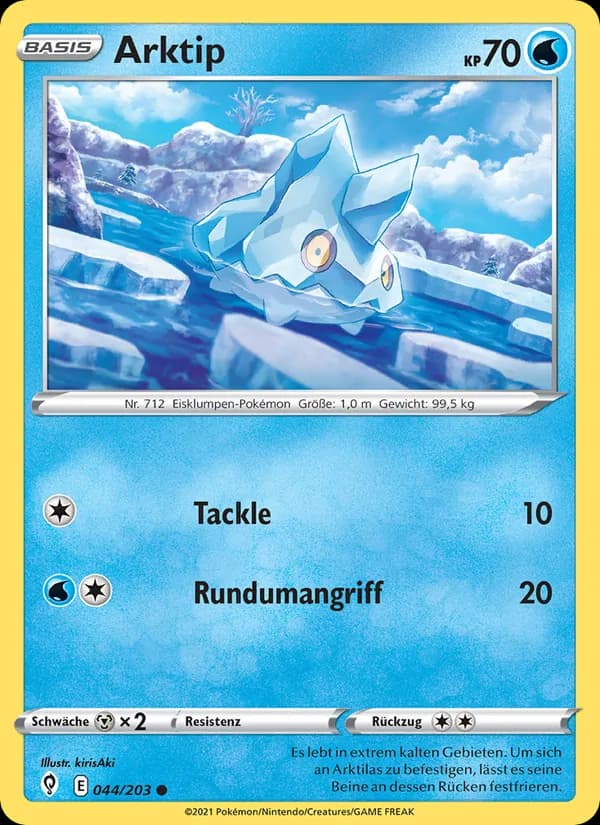 Arktip card in German