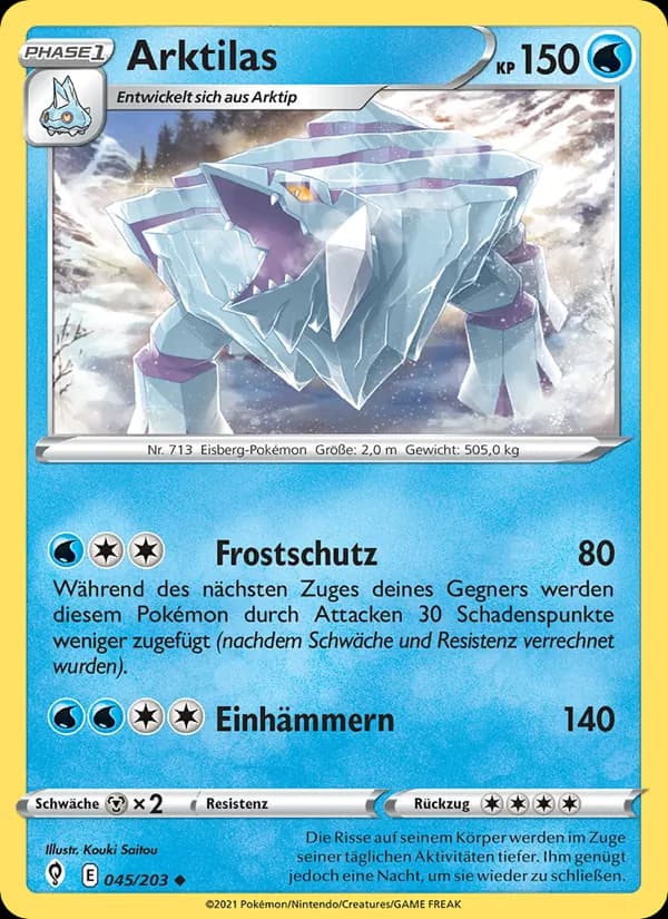 Arktilas card in German