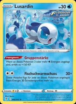Lusardin card in German