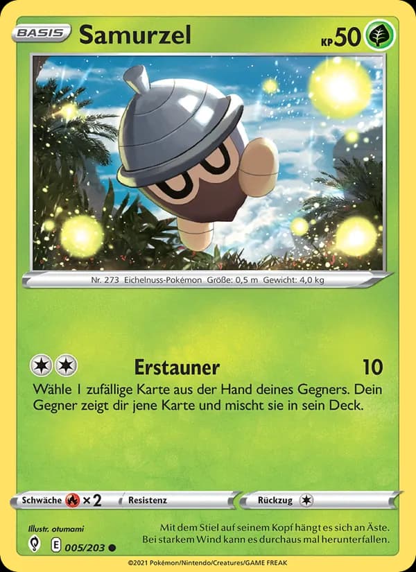 Samurzel card in German