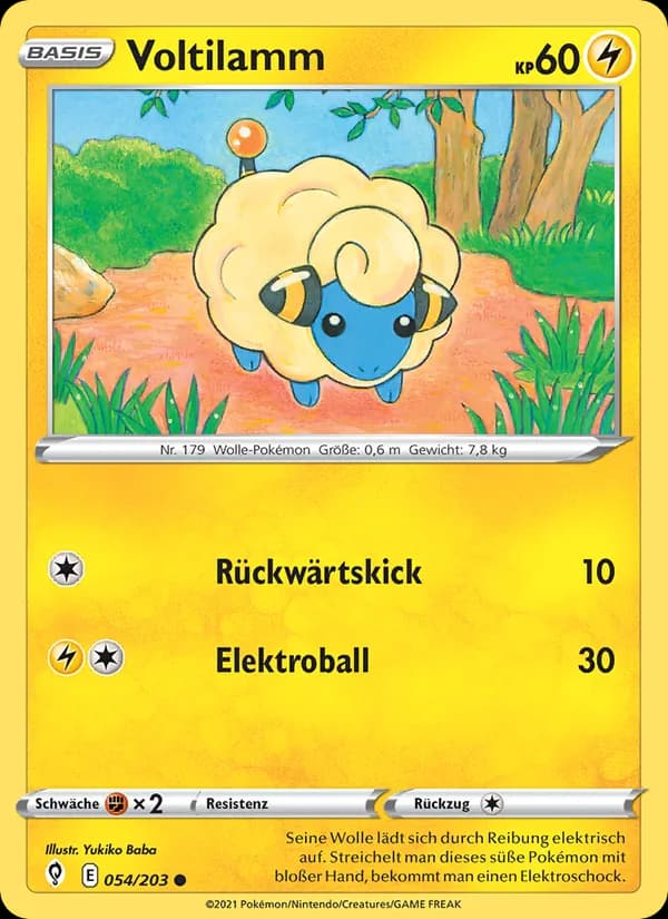 Voltilamm card in German
