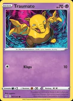 Traumato card in German