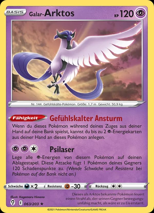Galar-Arktos card in German