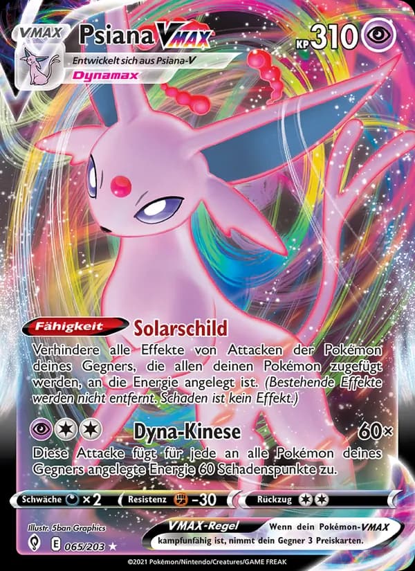 Psiana VMAX card in German