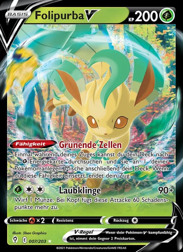 Folipurba V card in German