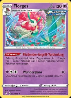 Florges card in German