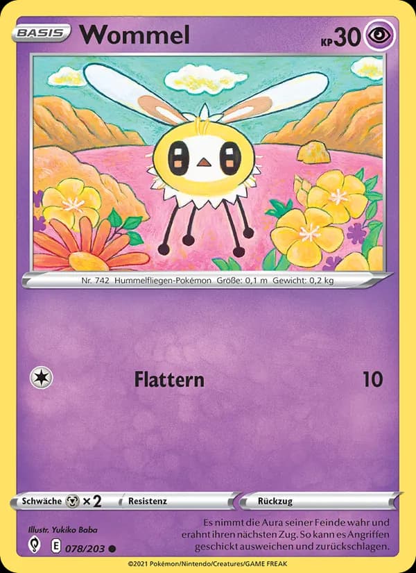 Wommel card in German