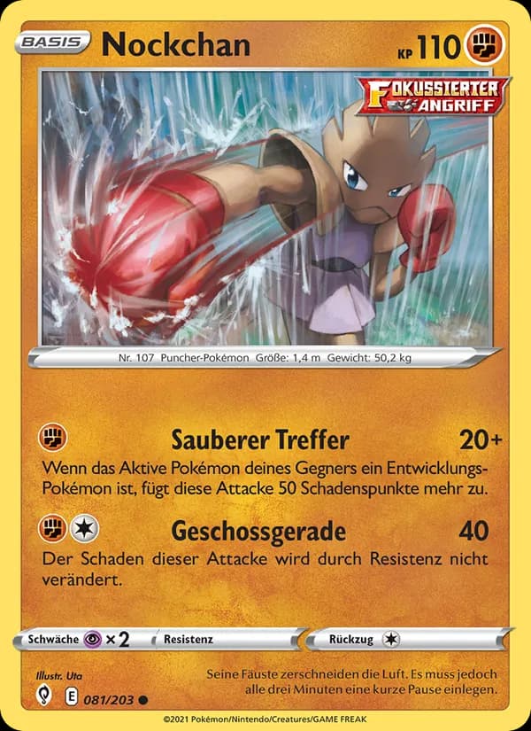 Nockchan card in German