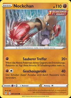 Nockchan card in German
