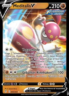 Meditalis V card in German