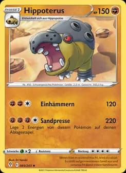 Hippoterus card in German