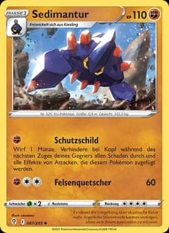Sedimantur card in German