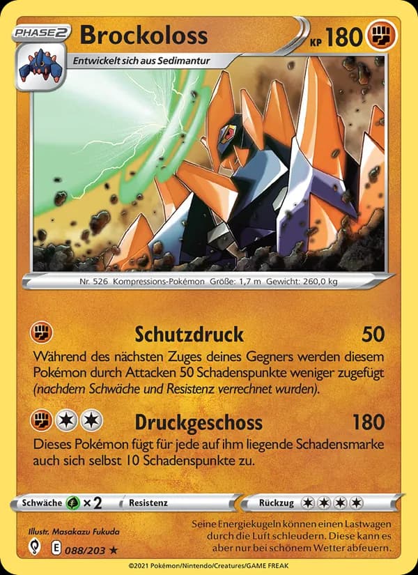 Brockoloss card in German