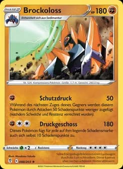 Brockoloss card in German