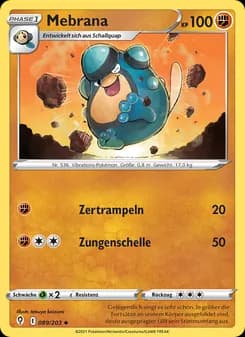 Mebrana card in German