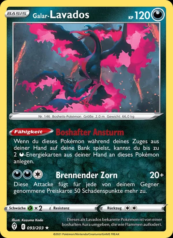 Galar-Lavados card in German