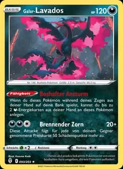 Galar-Lavados card in German