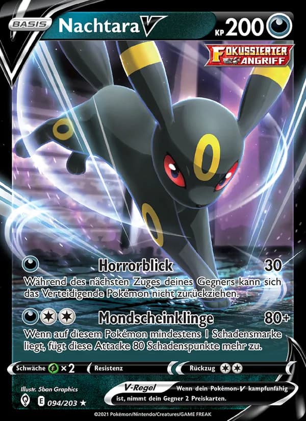 Nachtara V card in German