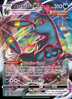 Nachtara VMAX card in German
