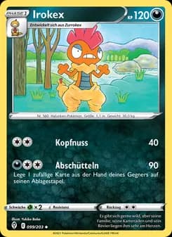 Irokex card in German