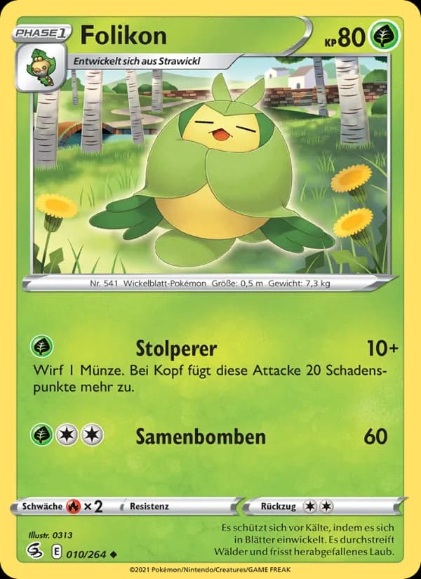 Folikon card in German