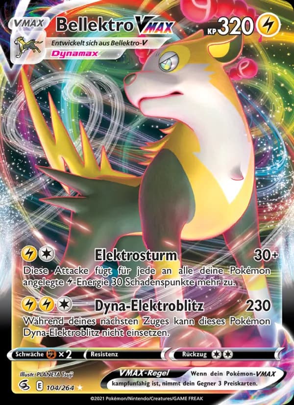 Bellektro VMAX card in German