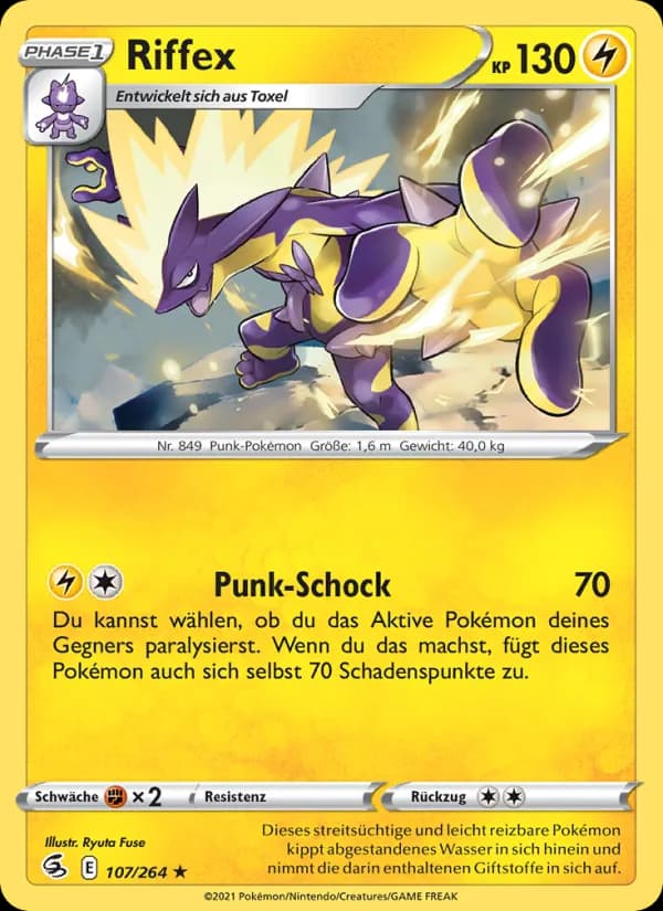 Riffex card in German