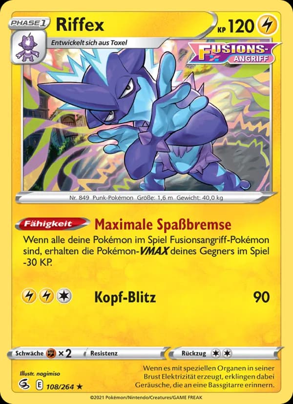 Riffex card in German
