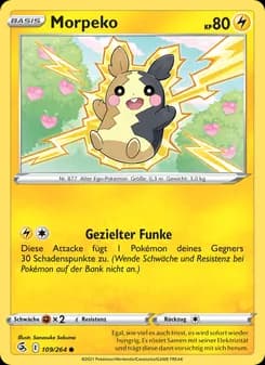Morpeko card in German