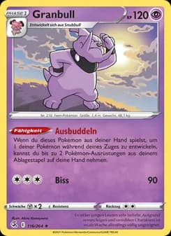 Granbull card in German