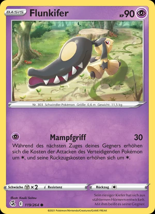 Flunkifer card in German
