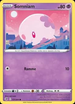 Somniam card in German